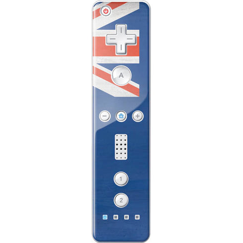 Australia Flag Distressed Wii Remote Controller Skin